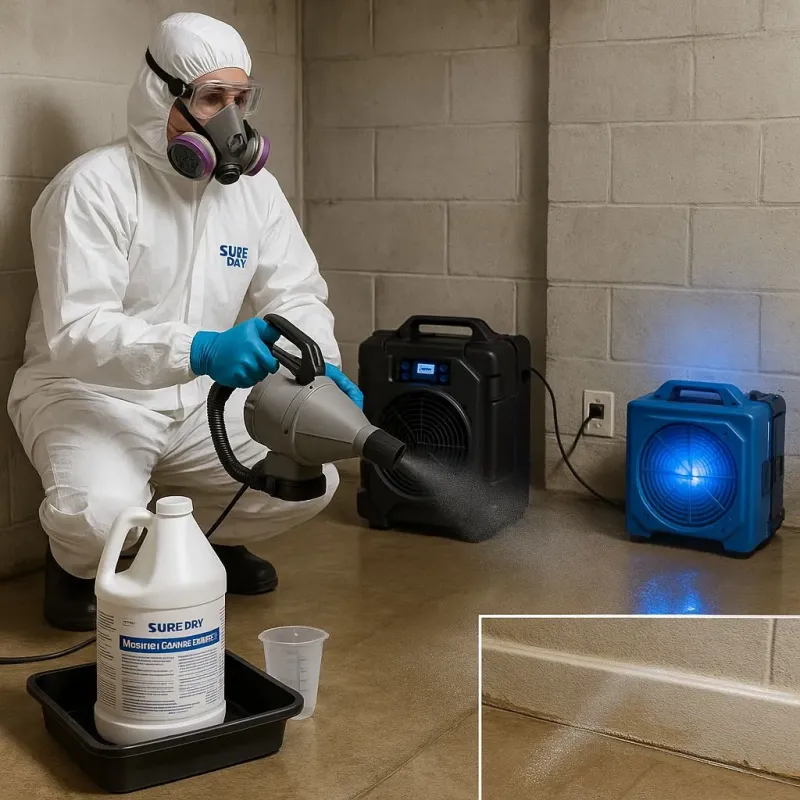 Sanitization and Odor Removal process in Bay Springs, MS